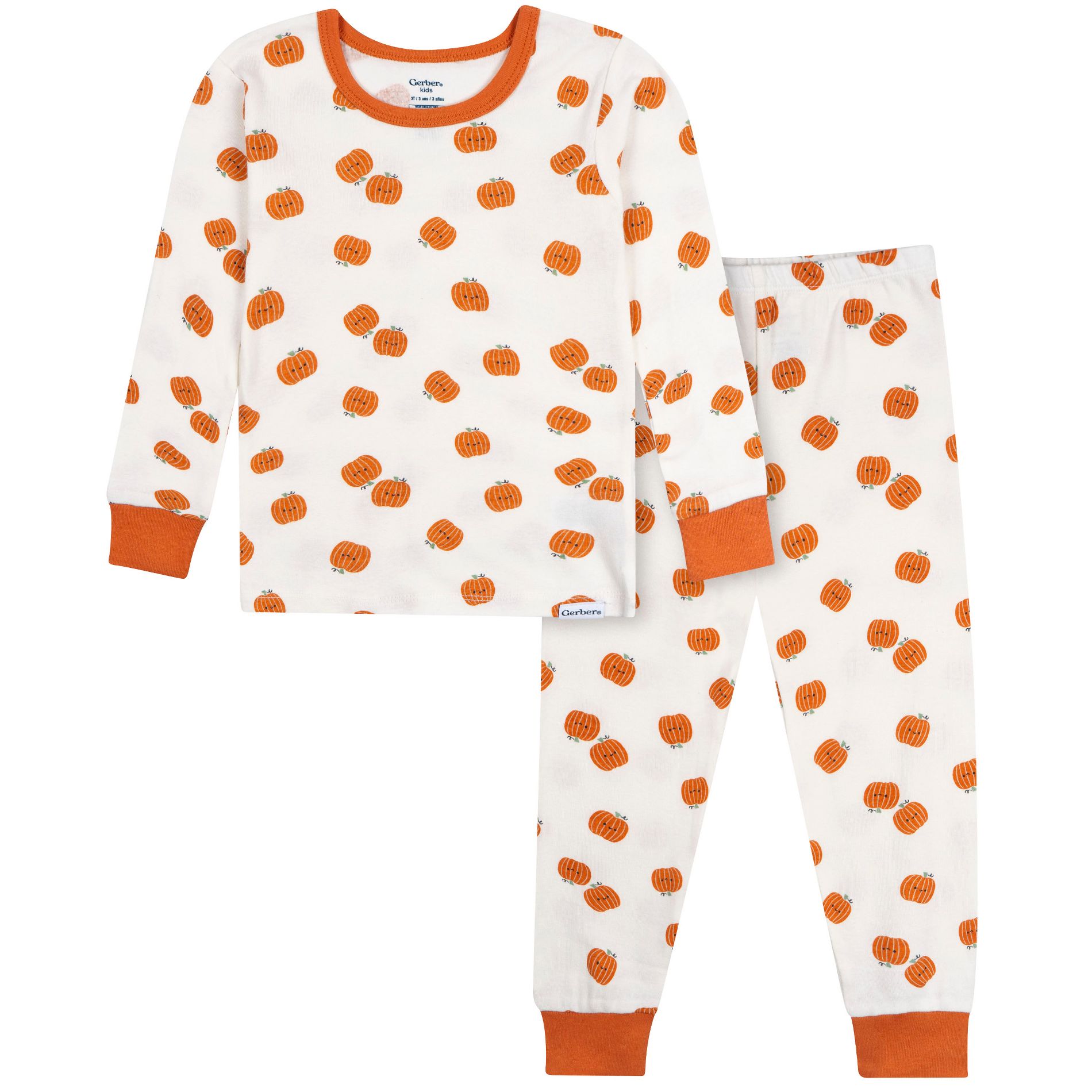 Gerber Baby and Toddler Neutral 2-Piece Cotton Pajamas, Holiday