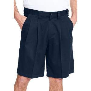 KingSize Men's Big & Tall Tall Wrinkle-Free Expandable Waist Pleat Front Shorts - 1 of 4
