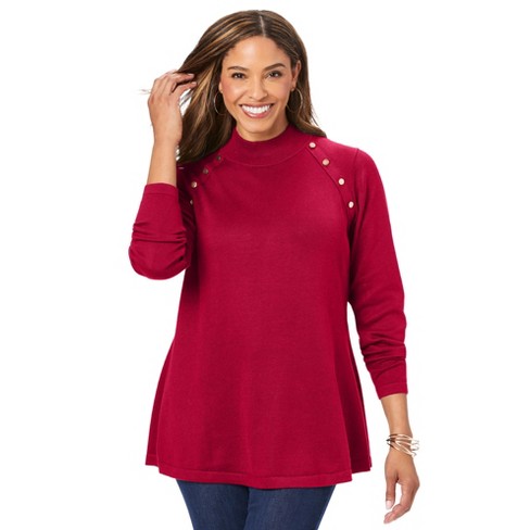 Women's plus size sales turtleneck sweaters