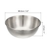 Unique Bargains Thick Stainless Steel Condiment Dishes for Kitchen Restaurant 3.2" Dia - 2 of 4