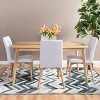 Christopher Knight Home Bickford 5 Pieces Mid Century Modern Upholstered Rubber Wood Dining Set - 2 of 4