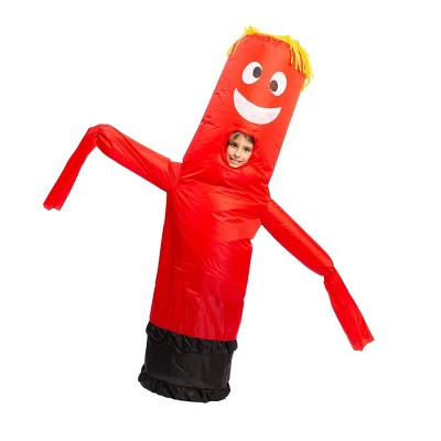 Kids' Red Tube Dancer Inflatable Halloween Costume One Size