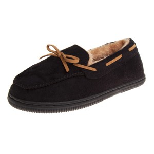 Beverly Hills Polo Club Boys Moccasins Slippers: Unisex Indoor/Outdoor House Shoes with Anti-Slip Sole (Toddler) - 1 of 4