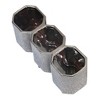 Sagebrook Home 10" Ceramic 3-cup Pen and Pencil Holder for Stylish Desktop Storage at Your Home or Office - 2 of 4