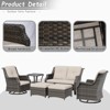 UPTIOT 6-Piece Outdoor Patio Conversation Set - 4 of 4
