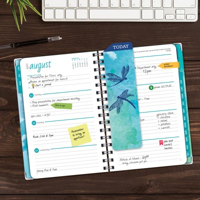 Global Printed Products Hardcover AY 2025-2026 Fashion Planner - 5.5"x8" (Dragonflies)