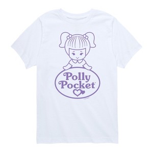 Boys' - Polly Pocket - Logo And Doll Short Sleeve Graphic T-Shirt - 1 of 3