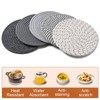Itopfox 7 Inch Trivets for Hot Dishes, Pots and Pans, Heat Resistant Pot Holders for Kitchen, Home Essentials, Hot Pads for Countertop and Table - 4 of 4