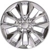 OE Wheels CV32 20 Inch Rim Fits Silverado 1500 RST Style 6x139.7 20x9 Chrome - Hollander 5916 (1) - 2 of 4