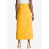 Jessica London Women's Plus Size True Fit Stretch Denim Midi Skirt - 3 of 4
