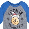 Boys' - Winnie the Pooh - Christmas Cookie Testing Crew Raglan Graphic T-Shirt - 2 of 3