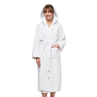 Ben Kaufman Hooded Velour Robes - Unisex Cotton Bathrobe for Men & Women, Luxury Hotel Spa Soft Plush & Lightweight