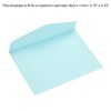 Unique Bargains Greeting Notes Party Paper Blank Business Card Holder Mini Envelopes - 4 of 4