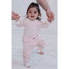 Cozeeme Modal Baby Girls Layette T-Shirt and Jogger Pants Play Set Outfit Newborn to Infant - 4 of 4