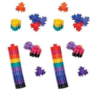 Build, Play, Erase! Fun & Educational Interlocking Erasers (25 Pack) - 1 of 3