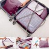 Racxily 9Pcs Clothes Storage Bags Water-Resistant Travel Luggage Organizer Clothing Packing Cubes - 3 of 4