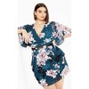 Women's Plus Size Jade Blossom Dress - jade | CITY CHIC - 4 of 4