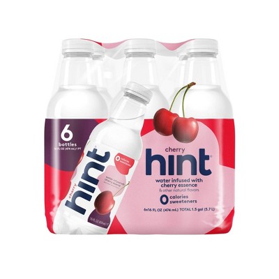 hint Cherry Flavored Water - 6pk/16 fl oz Bottles