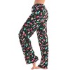 Just Love Womens Christmas Print Knit Jersey Pajama Pants - Winter Cotton PJs - 2 of 3