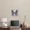 Art Remedy On Her Way Colorful buterfly and flowers wall art Framed - 2 of 4