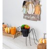 Esterno Black Spider Ring for Pots; Flower Pot Base Holder or Bowl Serving Holder, Halloween Scary Themed - 4 of 4