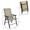 PAGED Set of 2 Patio Dining Chairs,Modern Rattan Outdoor Dining Chairs with Cushion and Backrest,Chairs Suitable for Patio,Garden - 3 of 4