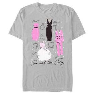 Men's Sex and the City Iconic City Fashion T-Shirt - 1 of 4