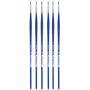 da Vinci FORTE-Acrylics Student Brush, Synthetic, Acrylic & Oil, Round, Series 8630, Size 2, Pack of 6 - 1 of 3
