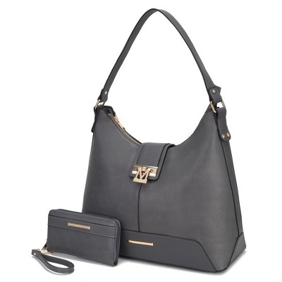 MKF Collection Graciela vegan Leather Women's Hobo Bag and Wallet by Mia K