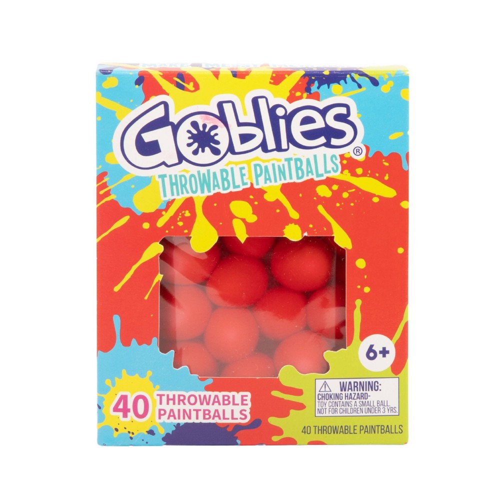 Goblies Throwable Paintballs 40ct - Red