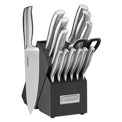 Cuisinart Elite 15pc German Stainless Steel Cutlery Block Set - C77SS-15PG