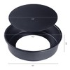 REGALWOVEN Carbon Steel Warp-Resistant Homely Round Cake Pan 3 Pcs - 2 of 4