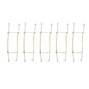 Unique Bargains U Type Hanger Invisible Wall Decorative Hooks with Tip Protectors 5 Pcs - 1 of 3