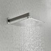 SEVOBAL Shower Faucets, Square Rain Shower Head with Handheld Showerhead and 59-Inch Hose for Modern Bathroom, Silver, 17.3"*14.2"*7.1" - 2 of 4