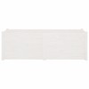 vidaXL Garden Planter White 59.1"x19.7"x19.7" Solid Wood Pine - 3 of 4