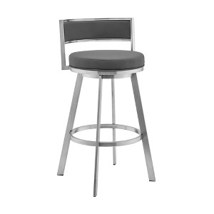 26" Roman Counter Height Barstool - Armen Living - 1 of 4