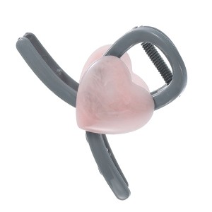 Unique Bargains Women's Classic Love Heart Shape Hairpin 3.15"x2.13"x1.89" 1 Pc - 1 of 3