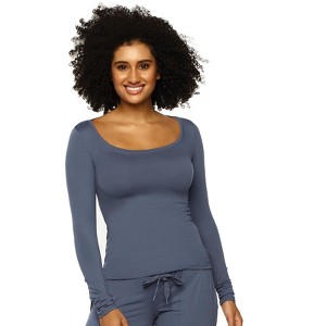 Felina Women's Velvety Soft Scoop Neck L/S - 1 of 2