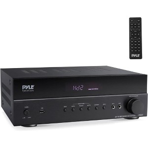 Pyle 5.2 Channel Hi-Fi Home Theater Receiver – Powerful Wireless Bluetooth Surround Sound Amplifier with 4K Ultra HD Support, MP3/USB/DAC, PT865BT - 1 of 4