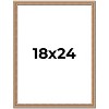 PosterPalooza | Deco Brown Picture Frame - UV Acrylic, Foam Board Backing, Hanging Hardware - 2 of 4