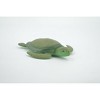 Collectible Wildlife Gifts | Sea Turtle, Two Tone Color, High Quality, Hand Painted, Rubber Reptile, Realistic, Model, Toy, Gift,   3 3/4"  F6003 B377 - 3 of 4