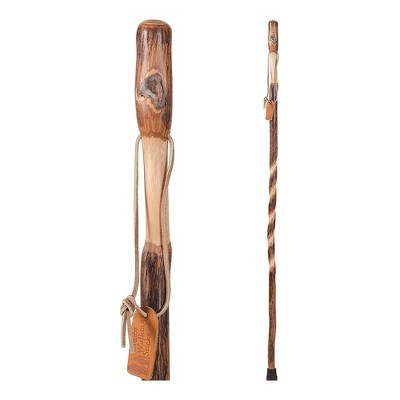 Brazos Free Form Red Bamboo Wood Walking Stick 48 Inch Height