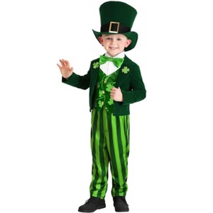 HalloweenCostumes.com Boy's Toddler Leprechaun Costume - 1 of 4