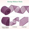 Unique Bargains Burlap Wired Edge Durable Thick Fabric Ribbons for DIY Crafts 1 Pc - 2 of 4