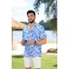 HAPPY BAY Men's Hawaiian Shirt Tops Pocket Party Summer - 2 of 4