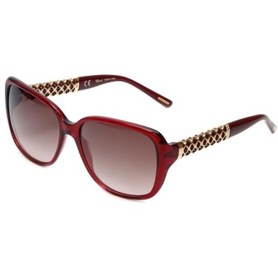 Chopard Designer Sunglasses SCH129S-0WTM in Brown-Striped with Brown-Gradient Le