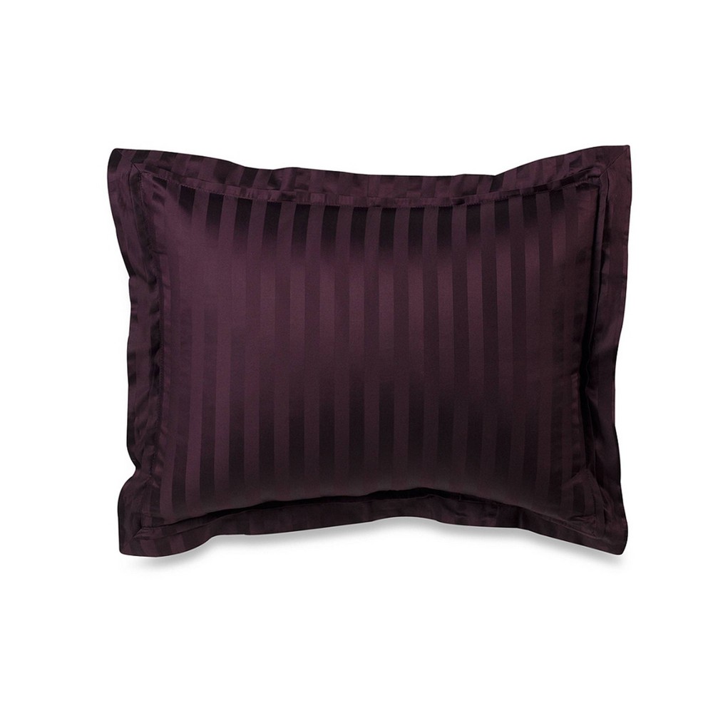 Photos - Pillowcase 500 Thread Count Standard Damask Pillow Sham Purple - Fresh Ideas