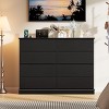 8 Drawer Dresser for Bedroom, Wide Wooden Chest of Drawers with Wide Top - 3 of 4