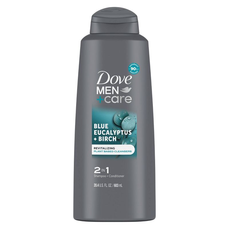 Dove Men+Care 2-in-1 Shampoo and Conditioner Blue Eucalyptus - 20.4 fl oz, 2 of 8