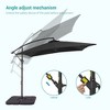 Sonkuki 8.2 x 8.2 Ft. Patio Offset Umbrella With Base for Garden, Backyard and Poolside - 4 of 4